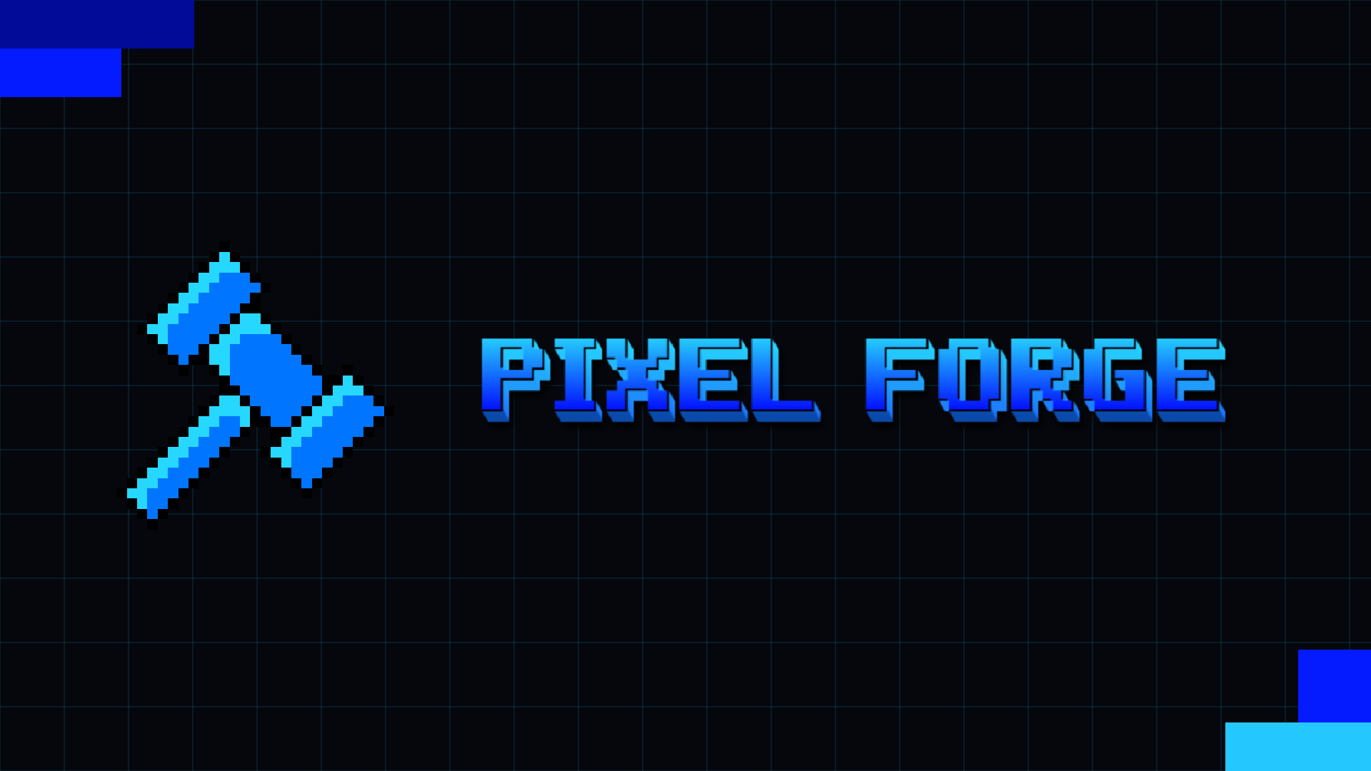 Pixel Forge Jam wide banner